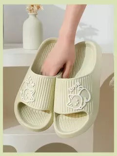 Moda gato feminino masculino chinelos interior bonito dos desenhos animados unisex slides banheiro antiderrapante sandálias leves família macio adorável casa sapatos - comprar online