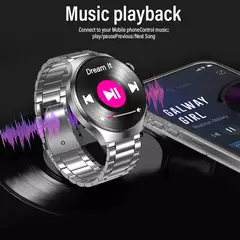 G.l wear 2025 novo relógio inteligente masculino display hd rastreamento de saúde bluetooth chamando assistente de voz esportes smartwatch - comprar online