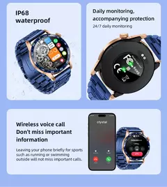 Lige 2025 novo smartwatch masculino para android ios telefone 1.38 hd bluetooth chamada monitor de freqüência cardíaca à prova dwaterproof água esporte relógio inteligente feminino"