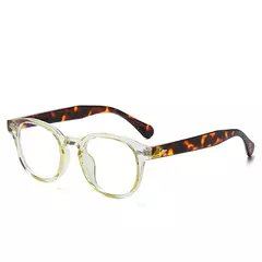 Jnpcxi qualidade novo retro redondo óculos de sol feminino moda rebites decoração tons uv400 masculino punk leopardo óculos de sol