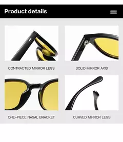 Jnpcxi qualidade novo retro redondo óculos de sol feminino moda rebites decoração tons uv400 masculino punk leopardo óculos de sol