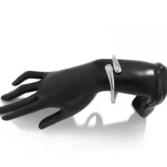 Anel de pulseira de metal largo para mulheres, cor dourada e prateada, gota d'água robusta, punho aberto, grosso, irregular, torcido, joias na internet