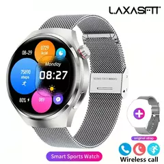 G.l wear 2025 novo relógio inteligente masculino display hd rastreamento de saúde bluetooth chamando assistente de voz esportes smartwatch - GT SHOP