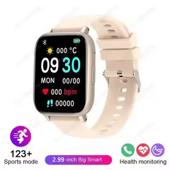 Imagem do Novo esporte relógio inteligente rastreador gps à prova dwaterproof água das mulheres dos homens de negócios smartwatch bluetooth chamada telefone diy relógio enfrenta bandas freqüência cardíaca