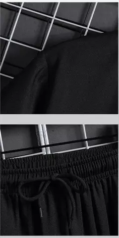 2025 nova tendência da moda masculina verão conjunto de camiseta de manga curta, esportes casuais fitness correndo shorts conjunto, conjunto de duas peças, fashiona - GT SHOP