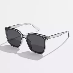 Moda óculos de sol feminino masculino estilo na moda óculos de sol quadrados proteção uv400 streetwear eyewear - GT SHOP