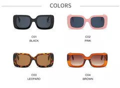 Quadrado ciclismo óculos de sol feminino marca luxo viagem retângulo óculos de sol moda feminina retro pequenos óculos uv400 na internet