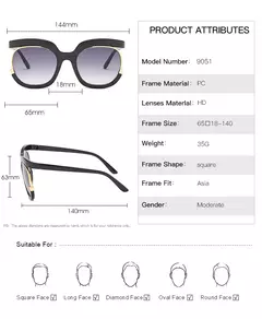 Imagem do Óculos de sol redondos para mulheres e homens, óculos de sol retrô designer, óculos UV400, nova moda