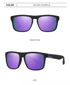 Vaghozz marca clássico óculos de sol dos homens uv400 pesca óculos de sol feminino quadrado ao ar livre masculino esporte óculos condução tons - loja online