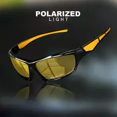 Moda esportes óculos de sol polarizados proteção uv óculos personalizados armação redonda metal masculino e feminino uv400 óculos - GT SHOP