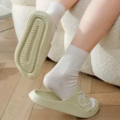 Moda gato feminino masculino chinelos interior bonito dos desenhos animados unisex slides banheiro antiderrapante sandálias leves família macio adorável casa sapatos - GT SHOP