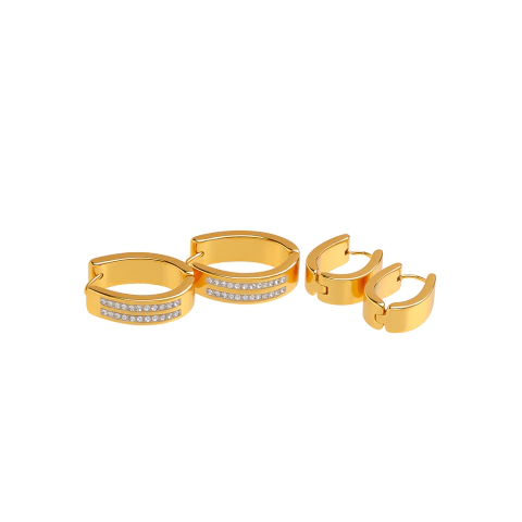 Brinco Duplo Strass - comprar online