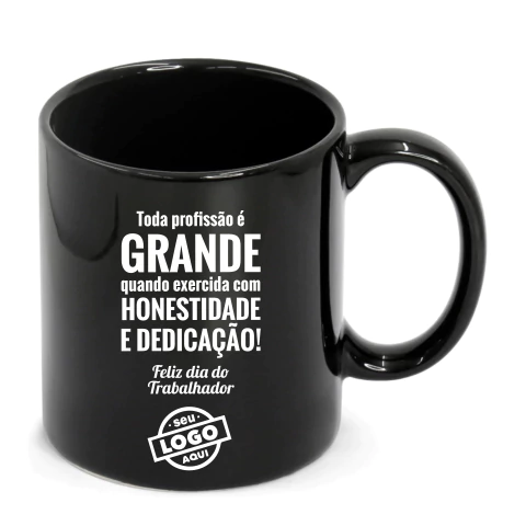 Caneca 100% Preta - comprar online