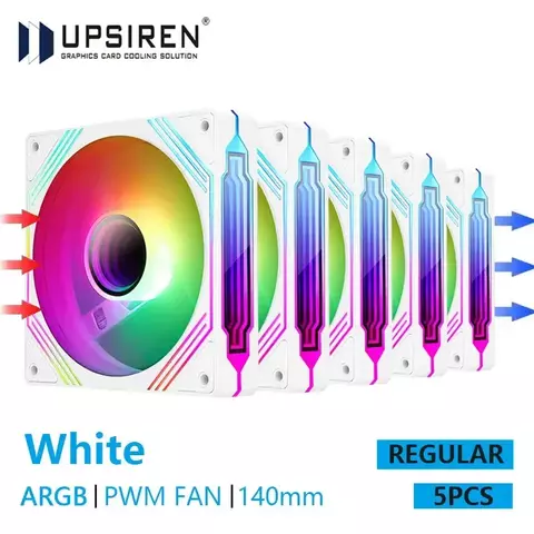 Fan PRISM 4PRO de chassi de computador 14cm ARGB 4 pinos PW UPSIREN PF-14 - comprar online