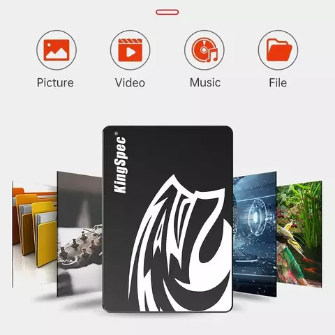KingSpec SATA 128gb 256gb 512GB 1TB SSD Disco Rígido 2.5 SATA3 Disk 2TB HD Unidades de Estado Sólido HDD Disco Rígido para Laptop Desktop