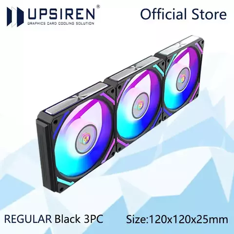UPSIREN WF-120 ARGB PWM 3 PCS Chassi fanARGB120mm/4PIN PWM/Cor Mágica Costura Sem Fio Ventilador de dissipação de calor do computador