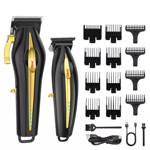 Máquina de cortar cabelo ferramenta de corte aparador de cabelo elétrico ubs recarregável sem fio aparador de barba masculino poderoso corte de cabelo elétrico
