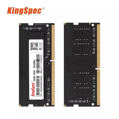 KingSpec Memória Ram DDR4 8GB 16GB 32GB 3200MHz Cartão de Memória RAM 4gb Notebook 2666mhz 3200 mhz Módulo de Memória DDR4 1.2V Laptop