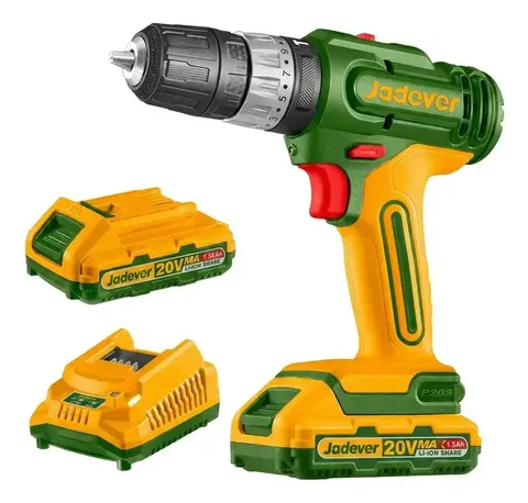 TALADRO DE IMPACTO INALAMBRICO MANDRIL 10 MM C/CARGADOR C ´ JADEVER ´
