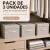 Caja de Almacenamiento Organizadores Pack de 3 Unidades 60x40x30CM