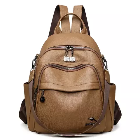 Mochila de Couro Macio Femina - comprar online