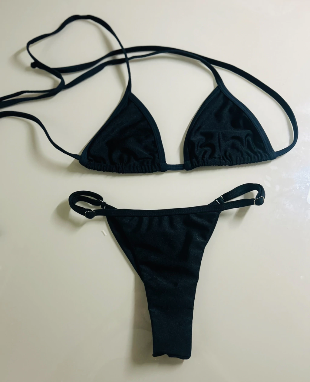 Biquíni Cortininha conjunto Preto