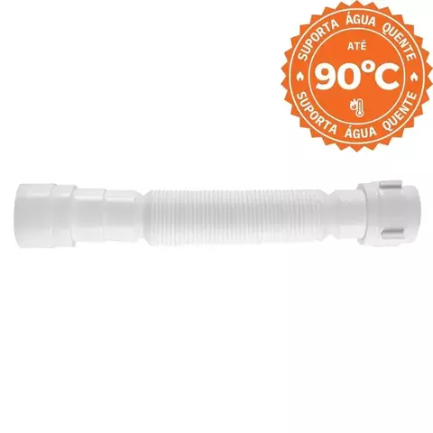 SIFÃO C/CANOPLA BRANCO SSUM/CN