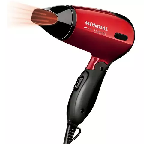 Secador De Cabelos Mondial Max Travel SC-10 1.200W Bivolt