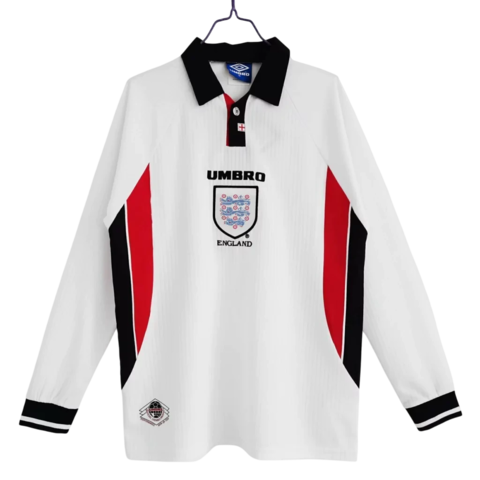Camisa Manga Longa Umbro Inglaterra Home 1998 - Retrô - comprar online