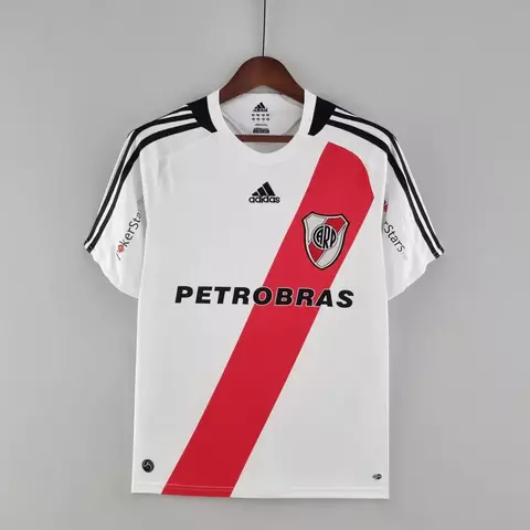 Camisa Adidas River Plate Home 2009/10 Masculina - Branca - comprar online
