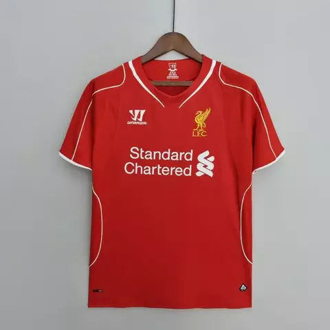 Camisa Liverpool Home 2014/15 Masculina - Vermelha - comprar online