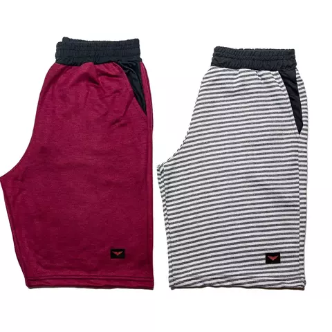 Kit 2 Bermudas de Moletom Reffine