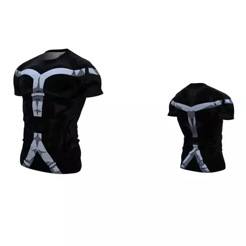 Camiseta esportiva masculina de especificação, camiseta e esportiva de secagem