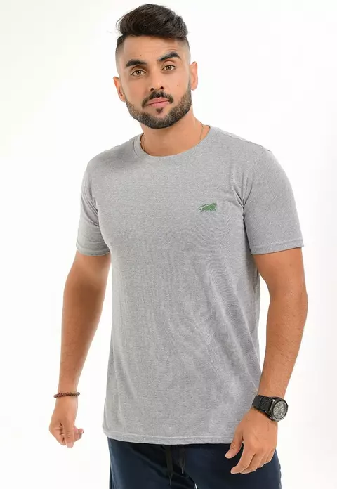 Kit 5 Camisetas Masculinas Básica Gola Redonda Algodão