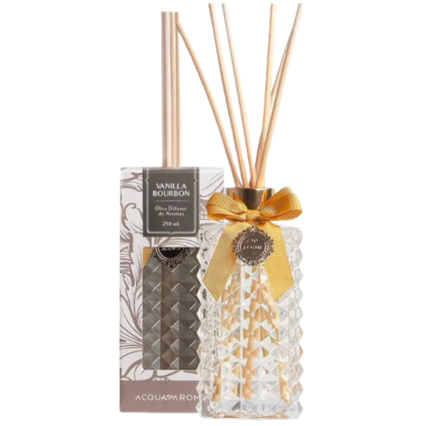 Óleo Difusor de Aromas |Vanilla Bourbon | Clássica 250ml | Acqua Aroma