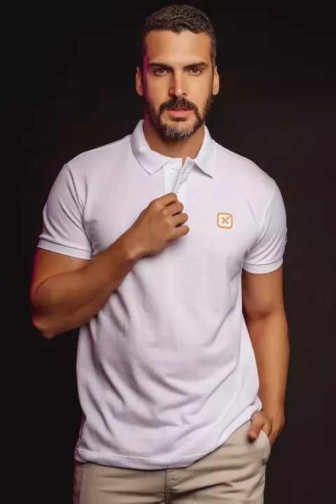 Polo TXC Brand 6368 Branco REF: 6368_BRANCO MARCA: TXCBRAND MODELO: MASCULINO