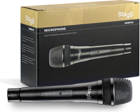 MICROFONO STAGG DINAMICO CARDIOIDE STANDARD CON CABLE CANON PLUG