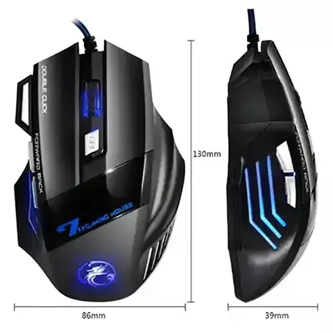 Mouse ergonômico 5500 dpi ajustável - comprar online