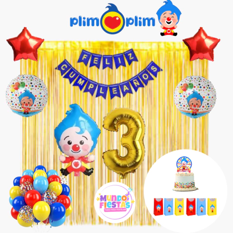 Kit decoración MEGA WOW Plim Plim Clásico - comprar online