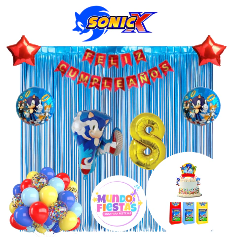 Kit de decoración MEGA WOW Sonic