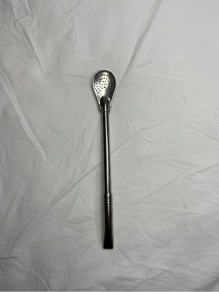 Bombillon de Acero Curvo