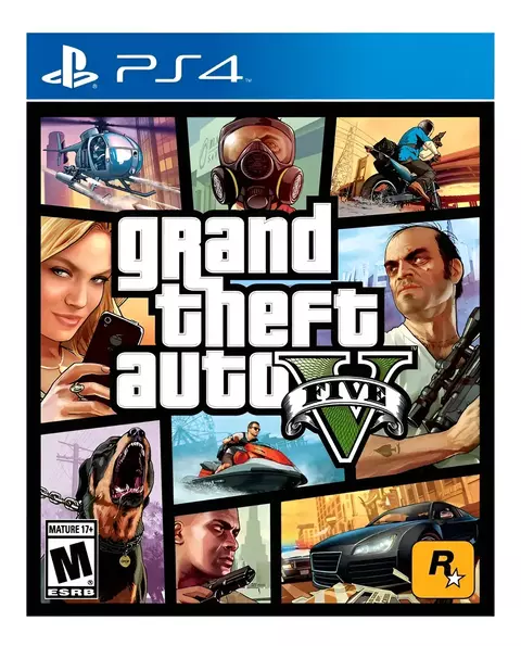 Jogo Grand Theft Auto V (GTA 5) - PS4
