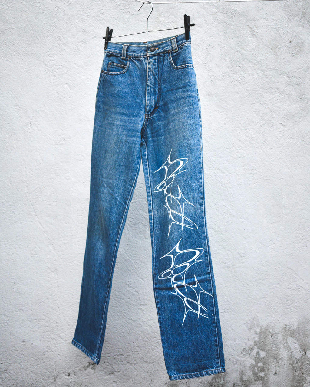 Calça Jeans Farpa 90s