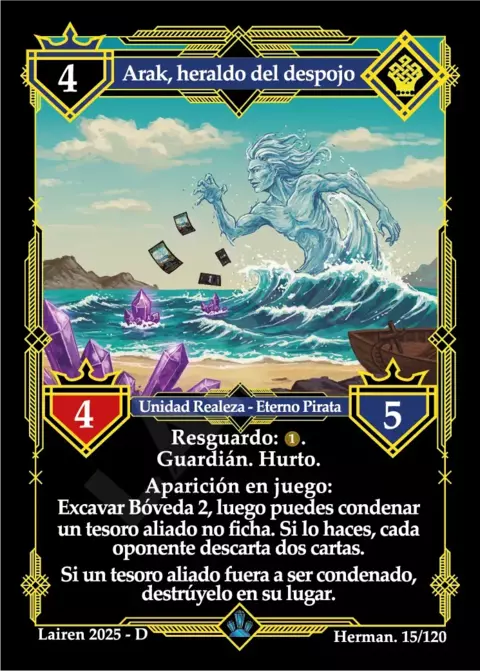 015 Arak, Heraldo Del Despojo