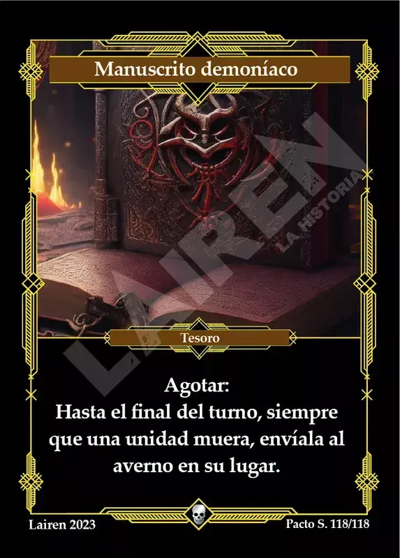 118 Manuscrito Demoniaco 1ra Edicion