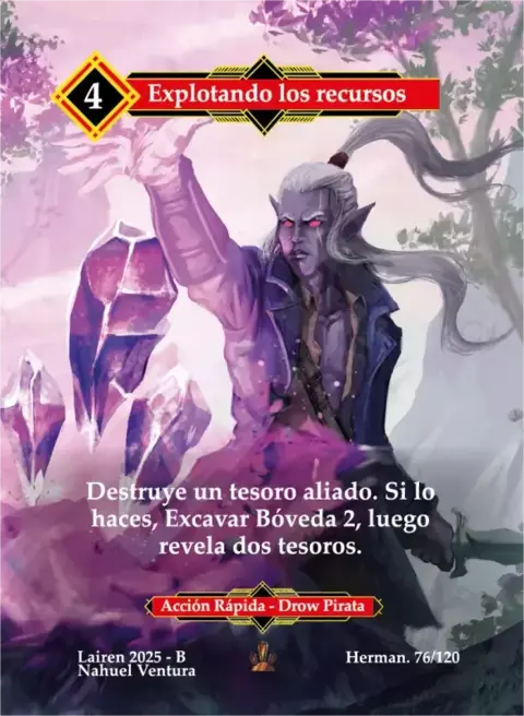 076 Explotando Los Recursos Full Art