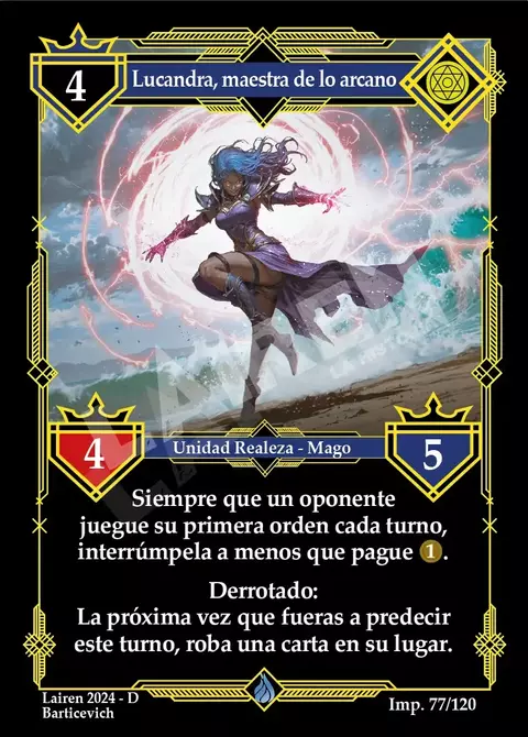 77 Lucandra, Maestra De Lo Arcano Foil