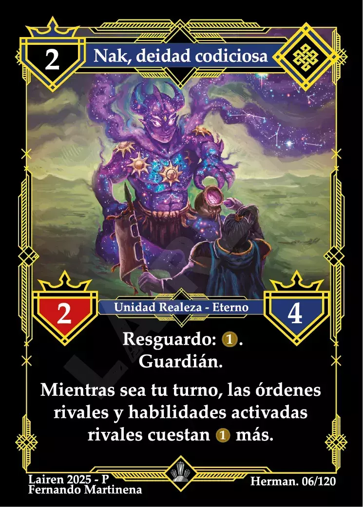 006 Nak, Deidad Codiciosa