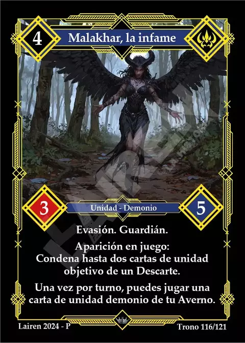 116 Malakhar, La Infame Precon Demonio/Elemental