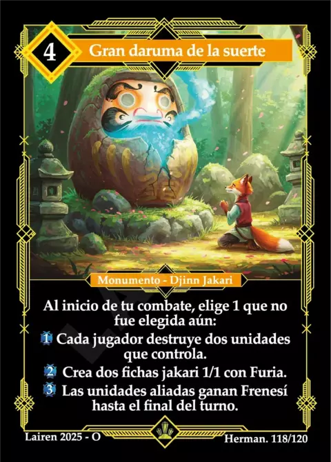 118 Gran Daruma De La Suerte